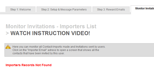 monitor invitations