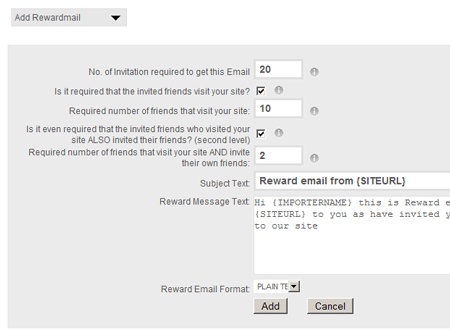 reward emails